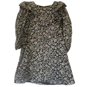 ZARA - FLORAL RUFFLE DETAIL MINI DRESS